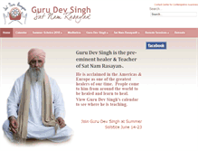 Tablet Screenshot of gurudevsnr.com